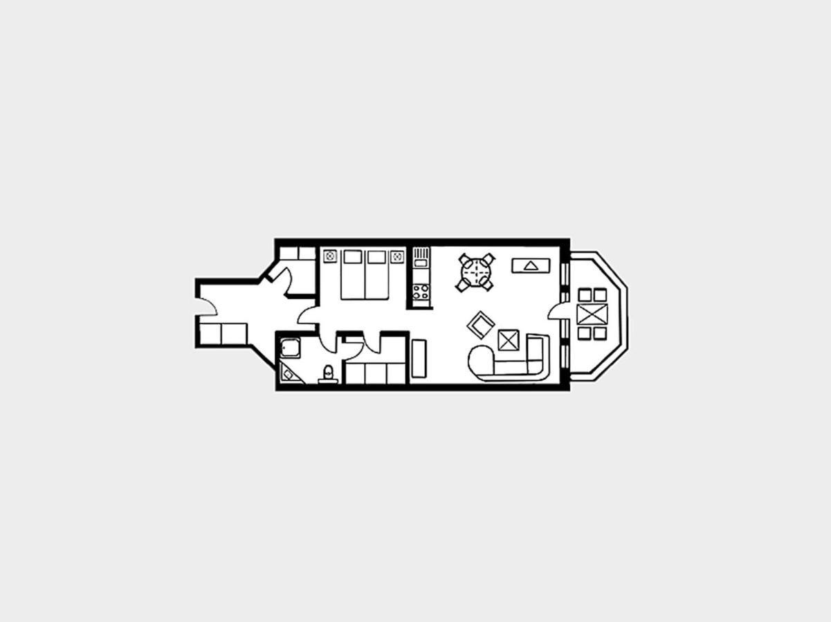 Strandvillen Binz - 1-Raum-Ferienwohnung Mit Meerblick Und Balkon Sv-763 Ngoại thất bức ảnh